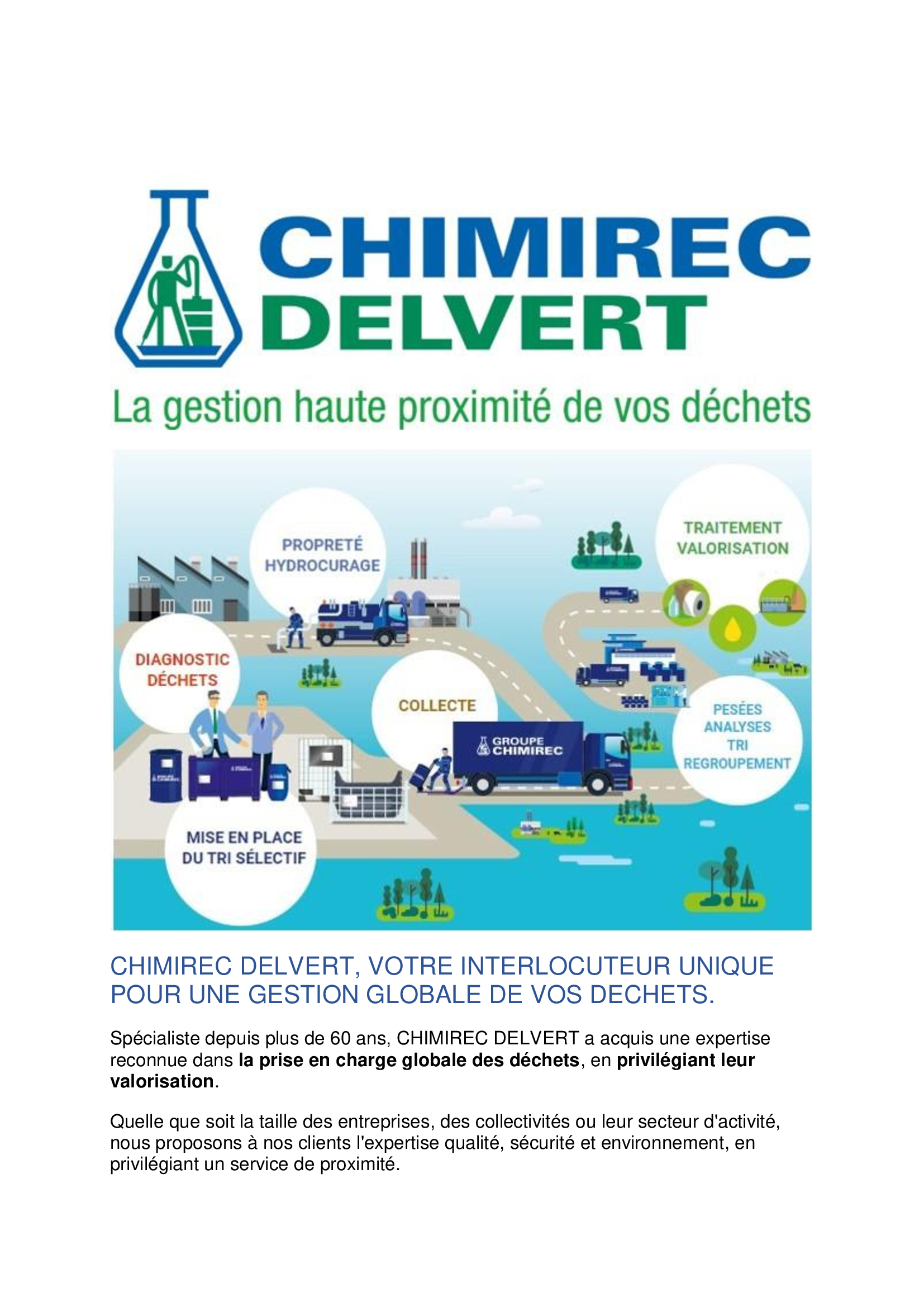 Partenariat Chimirec Delvert