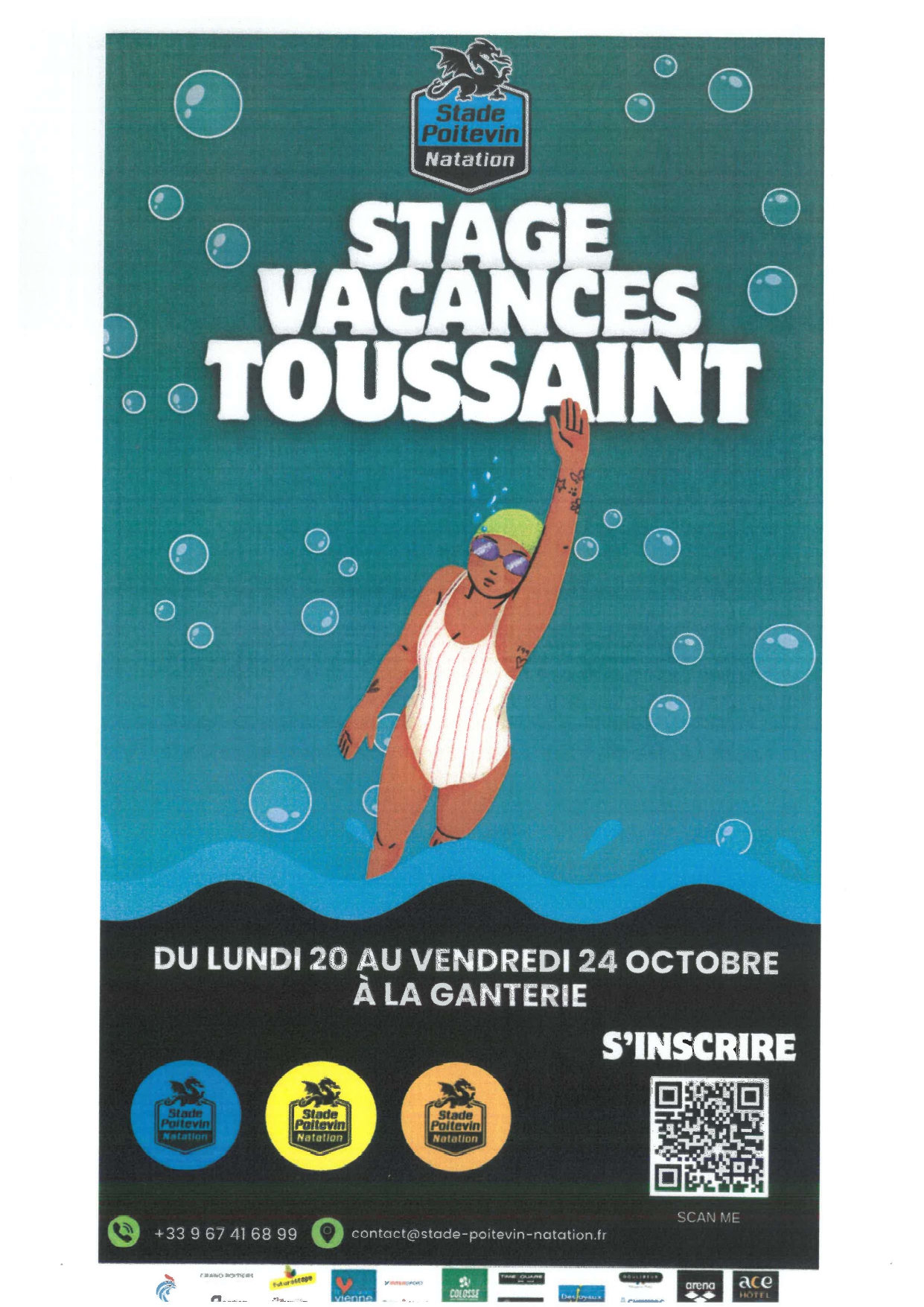Ecoles de natation – Stage vacances de la Toussaint