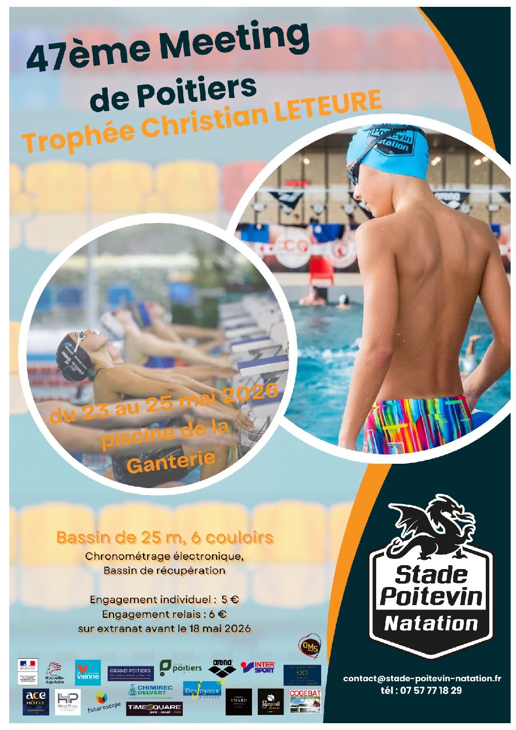 47ème Meeting de Poitiers 23, 24 et 25 mai 2026