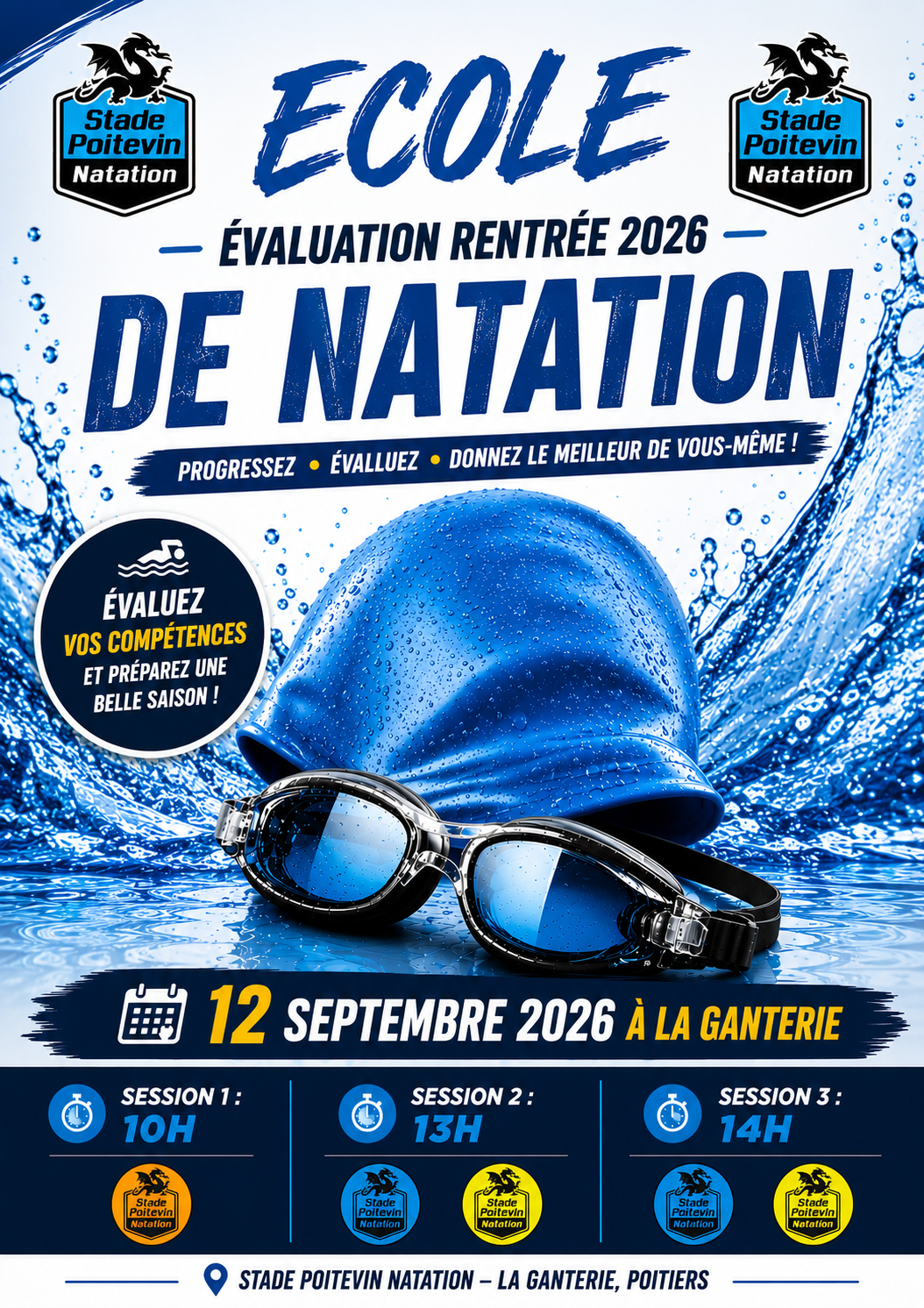 TESTS ECOLE DE NATATION 12 septembre GANTERIE
